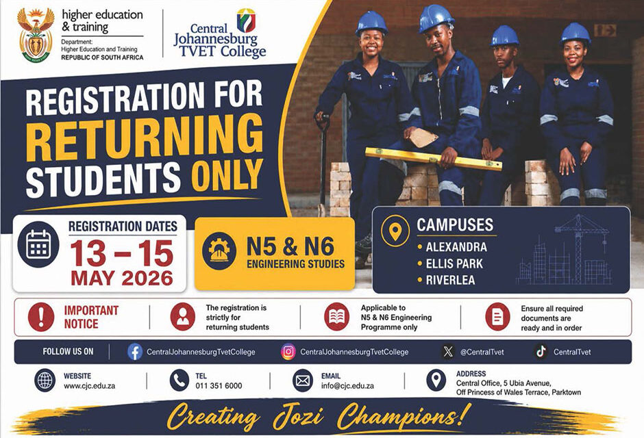 Registration for Returning Students Only
