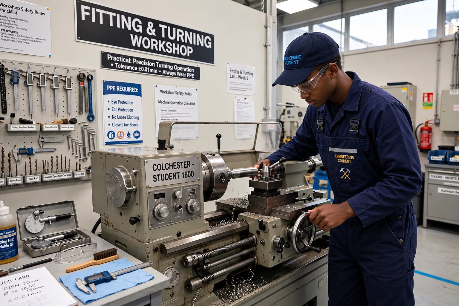 Fitting and turning